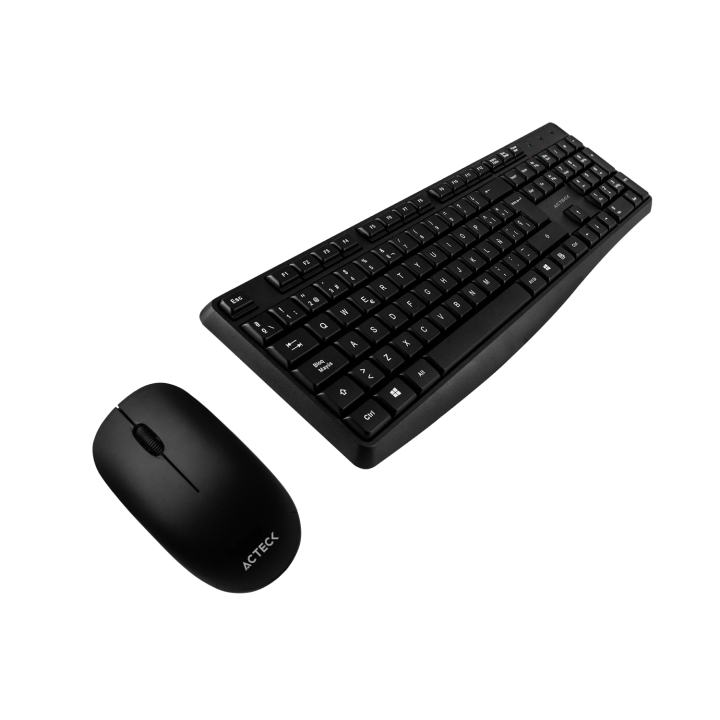 Kit Teclado y Mouse Inalámbrico Acteck MK440 - Teclas Silenciosas