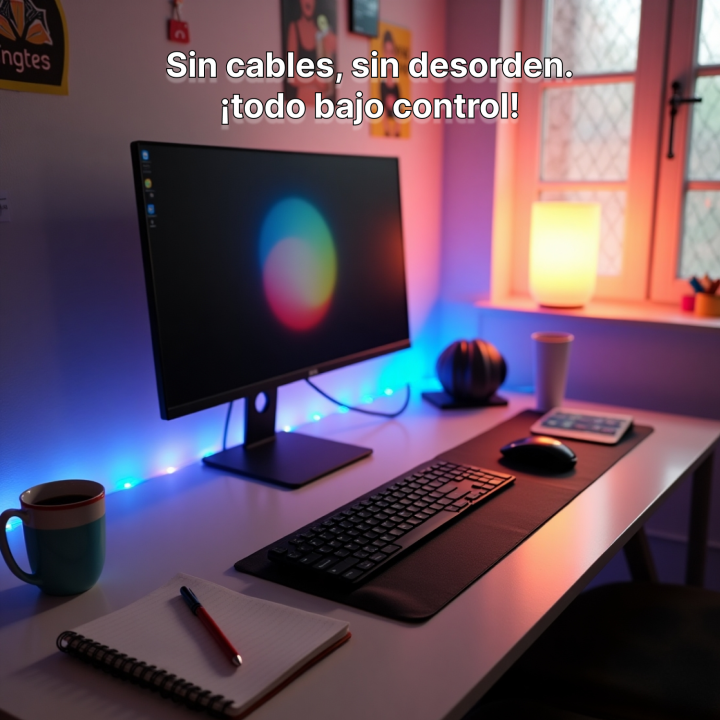 Kit Teclado y Mouse Inalámbrico Acteck MK440 - Teclas Silenciosas